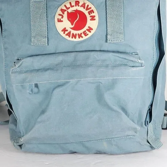 Fjallraven Unisex Kanken Classic Blue Green Geniune Book Outdoor Backpack 23510 - Picture 3 of 16
